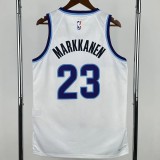 25-26 JAZZ MARKKANEN #23 White Top Quality Hot Pressing NBA Jersey