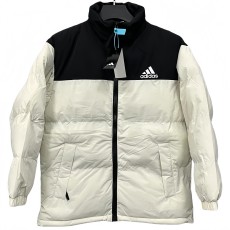 2025-26  AD Black White Hooded Cotton Coat X9001