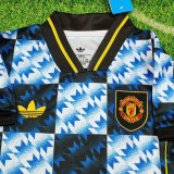2025-26 KIDS  Manchester United Blue Grey Special Edition  soccer Jersey
