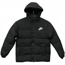 2025-26  NK Black Hooded Cotton Coat  XD9901
