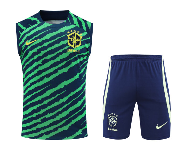 Brazil 22-23 Pre-Match Training Vest Kit