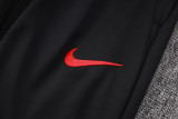 2025-26 Kids PSG Paris red blue Half Pull Tracksuit suit #E25188