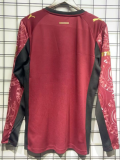 2025-26 Mens Galatasaray red Third away long sleeve Soccer Jersey