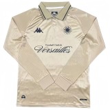 2025-26 Mens Versailles Third away yellow  Long Sleeve Soccer Jersey