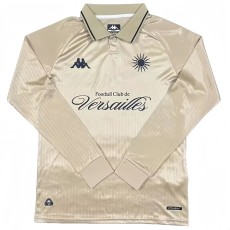 2025-26 Mens Versailles Third away yellow  Long Sleeve Soccer Jersey