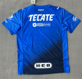 2025-26 Mens Monterrey Third away blue  Soccer Jersey