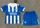 2025-26 Kids Brighton home Soccer Jersey