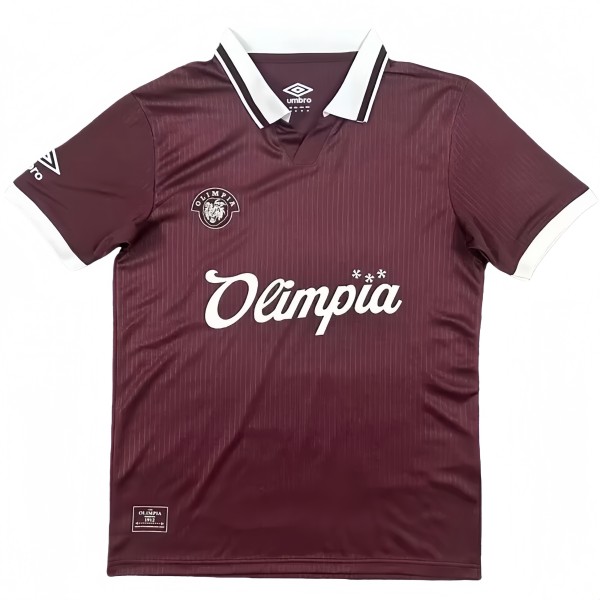 2025-26 Mens CD Olimpia Brown Red Special Edition Soccer Jersey (洪都奥林匹亚)