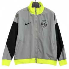 2025-26 Mens Sporting Lisbon Grey windbreaker