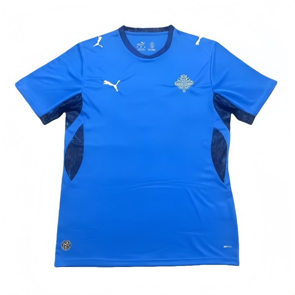 2025-26 Mens Iceland home blue soccer jersey