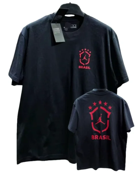 2026-27 Mens Brazil Jordan Edition pure cotton soccer jersey