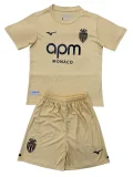 2025-26 Kids AS Monaco  third away soccer Jersey