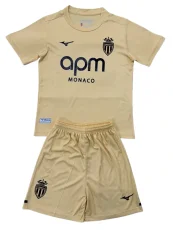 2025-26 Kids AS Monaco  third away soccer Jersey