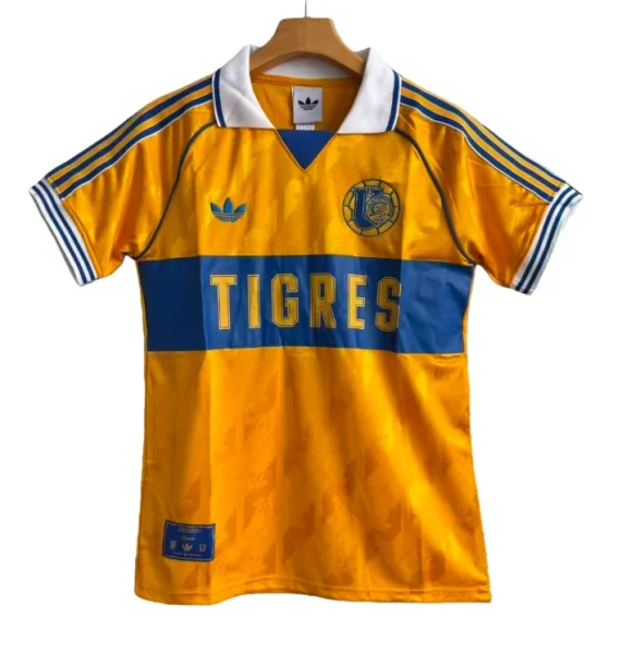 2025-26  Mens Tigres UANL retro edition yellow  soccer Jersey