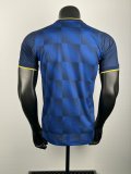 adidas Real Madrid 24/25 Special Edition Blue & Gold Checkerboard Jersey & Shorts Set