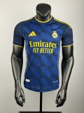 adidas Real Madrid 24/25 Special Edition Blue & Gold Checkerboard Jersey & Shorts Set
