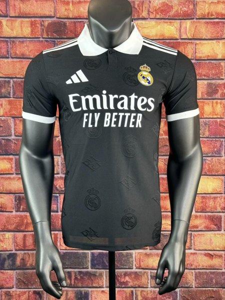 adidas Real Madrid 24/25 Special Edition Black Jersey & Shorts Set