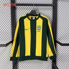 Brazil National Team Retro Stripe Training Sweatshirt
