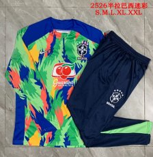 Brazil 2025/26 Pre-Match Training Top & Pants / CBF Brasil 2026 Training Kit