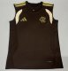 Adidas CR Flamengo 2026/27 Pre-Match Training Sleeveless Jersey (Dark Brown)