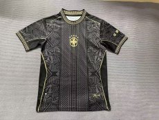 Brazil National Team 2025/26 Special Edition Training Jersey (Black & Gold Tribal)