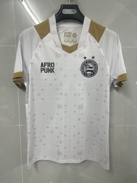 Esporte Clube Bahia 2025  Novembro Negro  x AFROPUNK Special Edition Jersey (White & Gold)