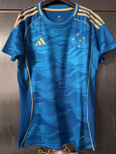 Cruzeiro EC 2025/26 adidas Second Away Kit(woman)