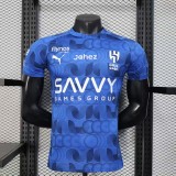 25-26 Al-Hilal Pre-Match Player Version Soccer Jersey