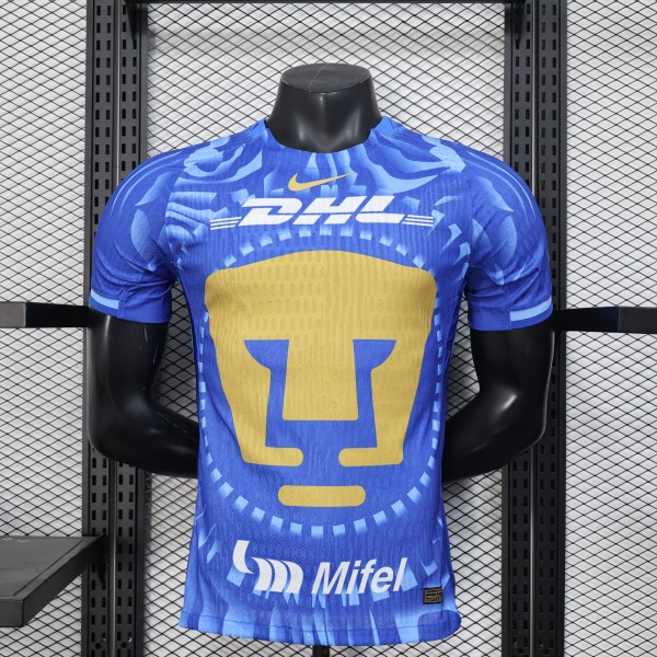 2025-26 Pumas UNAM Blue Special Edition Player Version Soccer Jersey