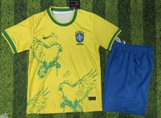 Nike Brazil National Team  Peace Doves  Special Edition Soccer Jersey (Kids)