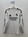 2526 Mens Real Madrid Home Long Sleeve Jersey