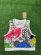24/26 Brazil Women's Cropped Graphic Training Tank Top