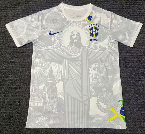 25/26 Brazil  Christ the Redeemer  Special Edition Fan Version Jersey