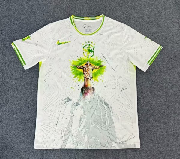 Brazil Christ the Redeemer White Special Edition Replica Jersey