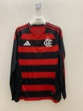24/25 CR Flamengo Home Long Sleeve Fan Version Jersey