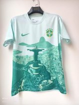 25/26 Brazil National Team Special Edition  Christ the Redeemer  Jersey (Green Gradient)