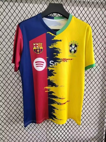 FC Barcelona x Brazil National Team Special Edition Split Jersey