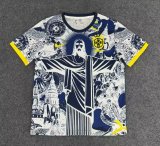 Brazil National Team  Christ the Redeemer  Special Edition Jersey (Blue & White Tapestry)