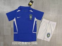 2002 Brazil National Team Away Jersey (Kids)