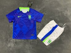 2022 Brazil World Cup Away Kit (Kids)