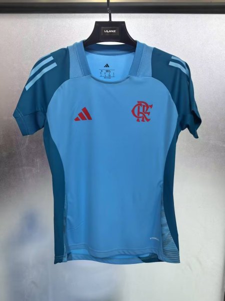 2025 Adidas Flamengo Training Blue Authentic Jersey (Woman)
