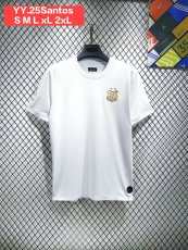 2025 Santos Futebol Clube Athleta Pre-Match/Training Jersey (White/Gold)