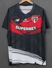 2024/25 Sao Paulo FC New Balance Third/Special Edition Fan Version Jersey (Black/Red/White)