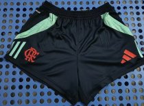 2024/25 CR Flamengo Adidas Training Shorts (Black/Mint Green/Red) (Woman)