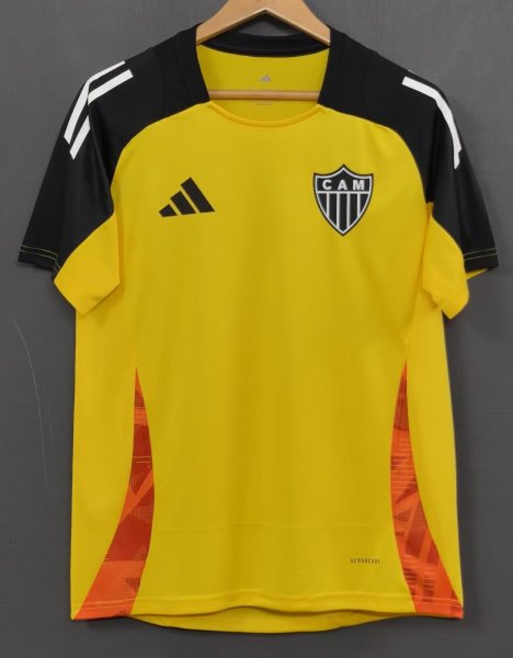 2024/25 Clube Atletico Mineiro Adidas Away/Special Edition Fan Version Jersey (Yellow/Black/Orange)