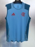 2024/25 CR Flamengo Adidas Training Sleeveless Vest (Light Cyan/Teal)