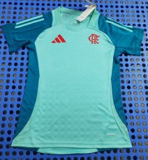 2025 adidas CR Flamengo Women's Training Jersey (Mint Teal)