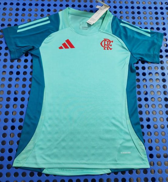2025 adidas CR Flamengo Women's Training Jersey (Mint Teal)