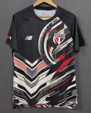 2024/25 Sao Paulo FC New Balance Special Edition/Training Jersey (Black/White/Red)