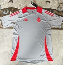 2024/25 Sport Club Internacional Adidas Training Jersey (Light Grey/Red)